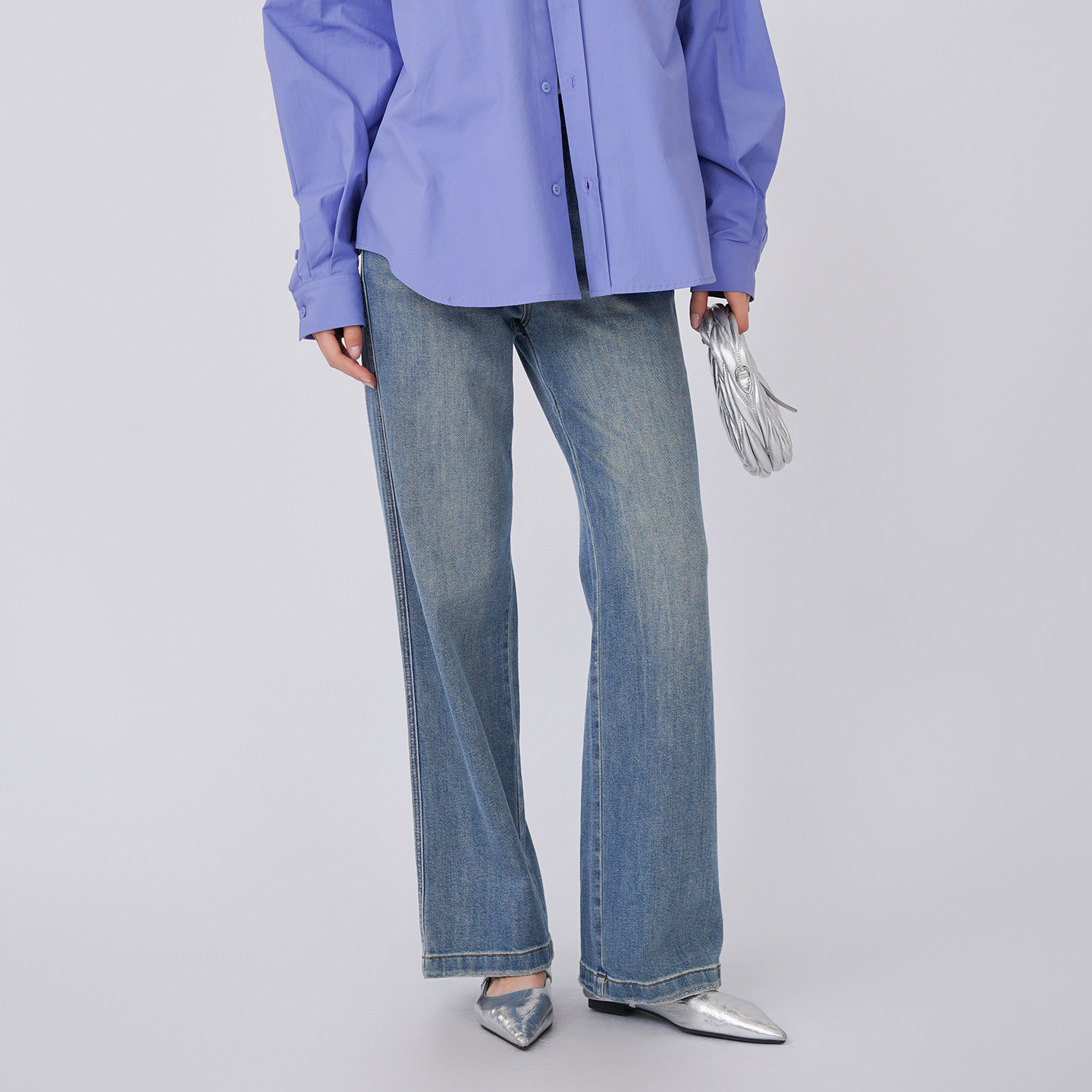 芭依璐2026春装新款牛仔裤显瘦百搭直筒韩版小个子休闲牛仔裤子女