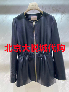 24年春季 专柜正品 莱茵福莱尔 LMFADBLJK901B01 新款 5980 皮衣外套