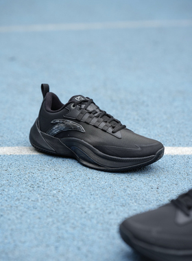 安踏瞬息1td篮球鞋2024新款男子黑色低帮专业实战运动鞋