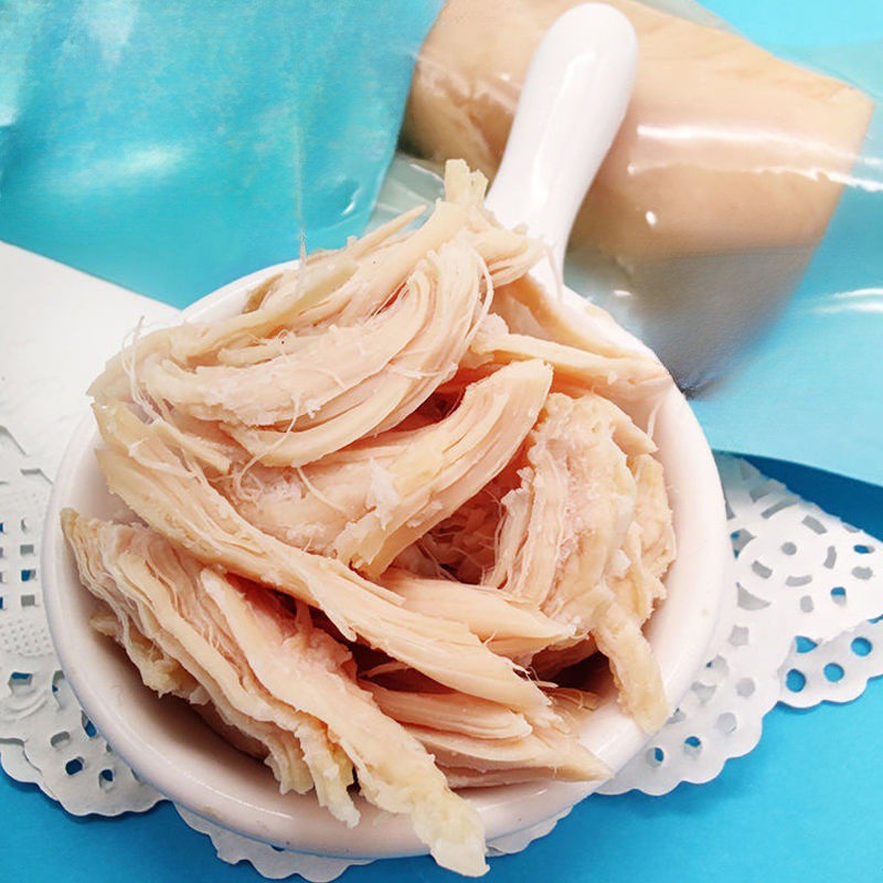 猫咪零食鸡胸肉泰迪金毛训练奖励拌饭水煮鸡胸肉宠物狗狗零食批发