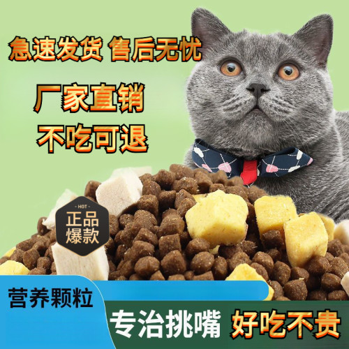 猫粮全价冻干猫粮流浪猫
