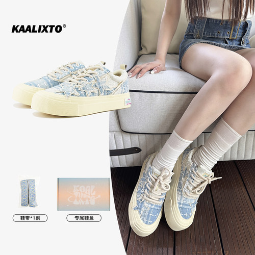 kaalixto帆布鞋潮牌休闲百搭低帮