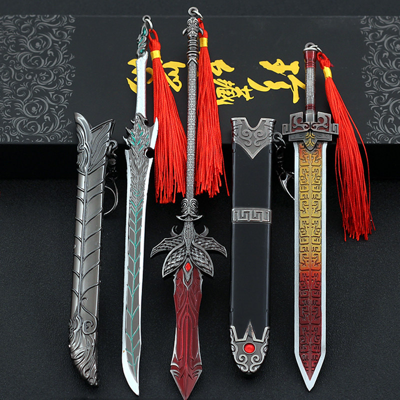 武庚纪手办逆天而行武器永恒之夜子羽诛天剑天血矛动漫周边摆件