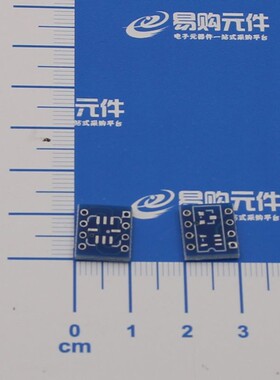 LCC-8转DIP8 转接板 背面SOT23 SOT25封装 排针是选配（1个）