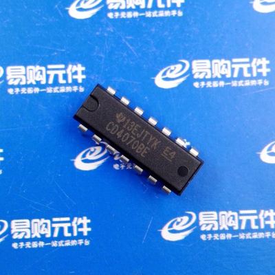 CD4030BE CD4066BE CD4069UBE CD4070BE DIP-14直插 TI原装正品
