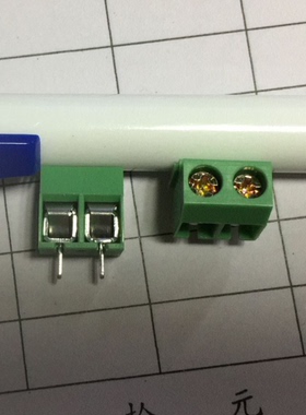 KF126 脚距5.0mm 高度1.2cm 可拼装 螺钉紧固端子 十字螺丝 2P 3P