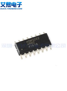 ADM3202ARNZ SMP04ES SOP-16贴片 RS232通讯芯片 ADI原装