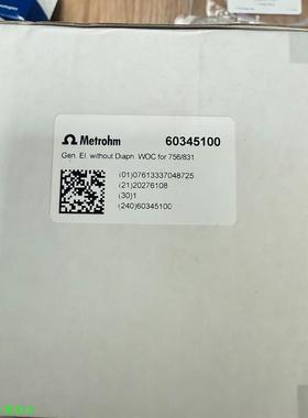 6.0345.100瑞士万通无隔膜电极全新未使用实拍盒