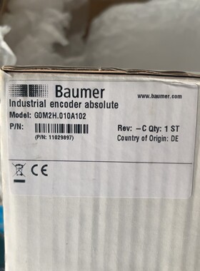 德国Baumer宝盟工业编码器GOM2H.010A102,全