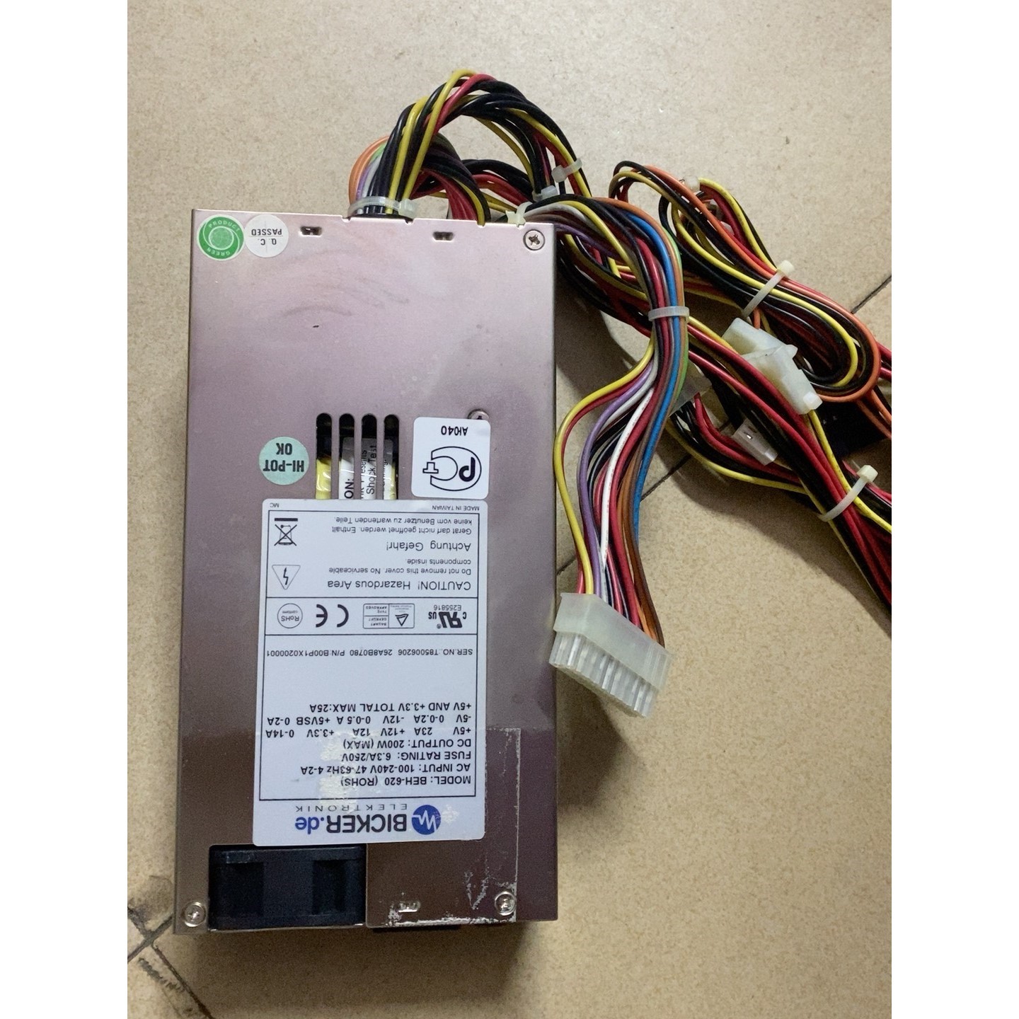 德国进口BICKER电源 BEH-620  ROHS200W