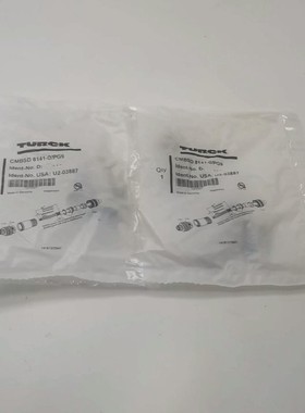 原装TURCKM12 4芯公头插头金属连接器CMBSD