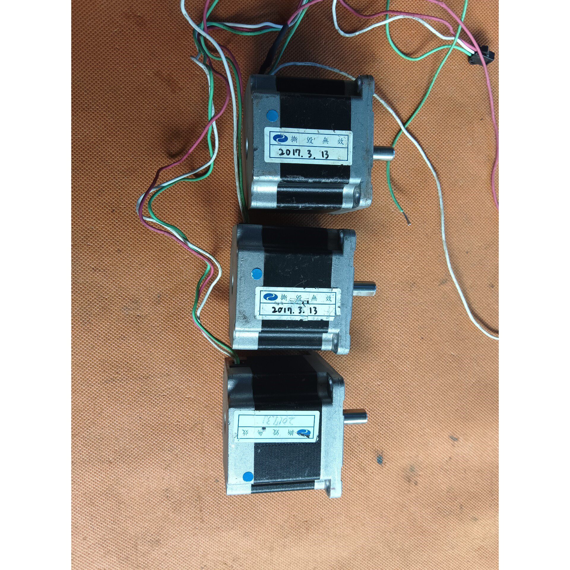 3A鸣志60系列三相步进电机24HC2308-07 机身厚5