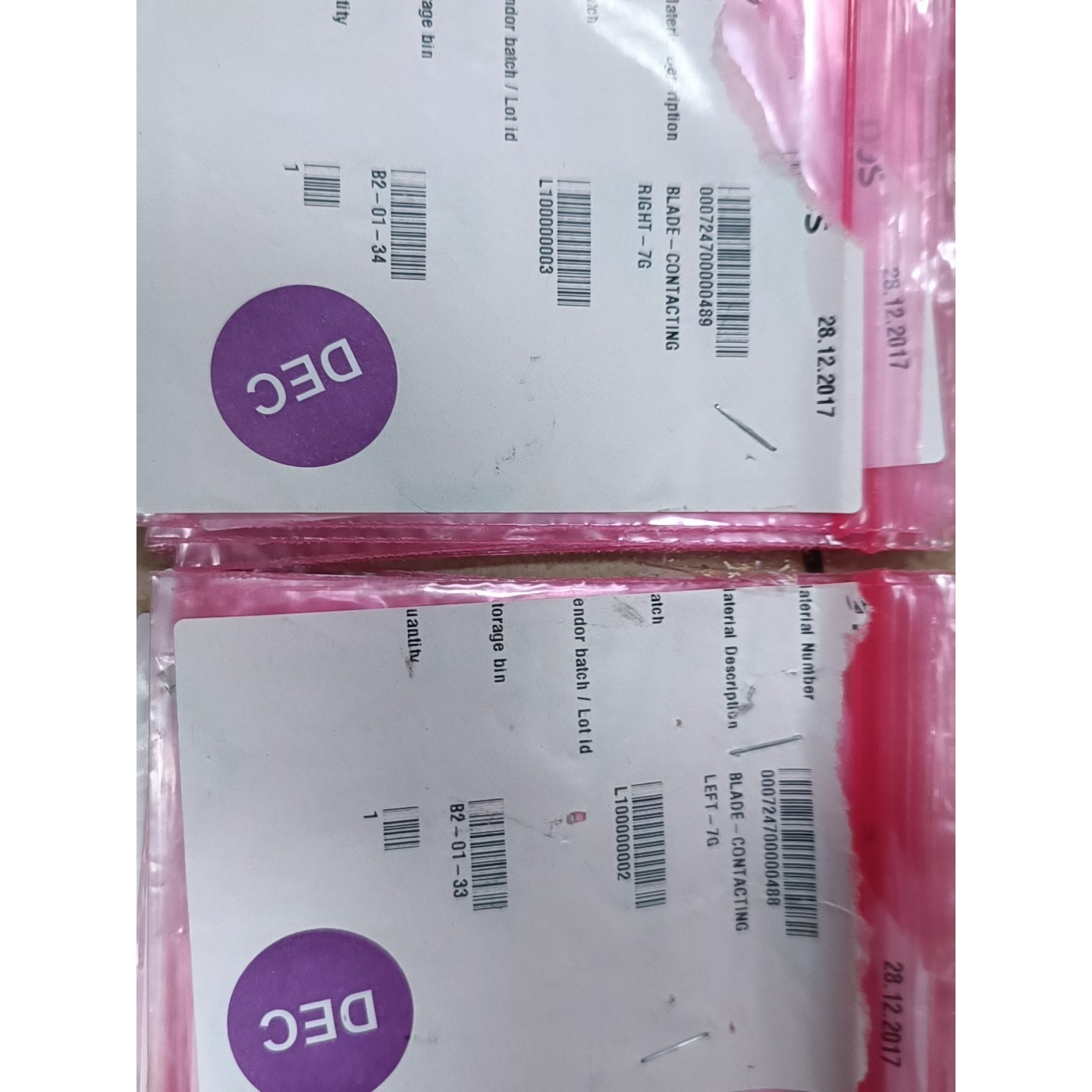 Blade-Contacting LEFT-7G