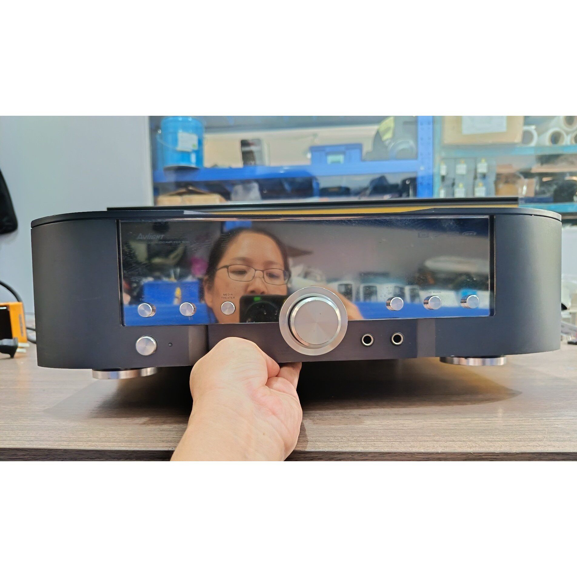 爱浪T800A功放机,实物图 通电不运行