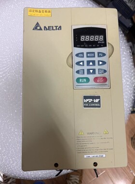 VFD055V43A-2二手拆机台达变频器5.5KW 380