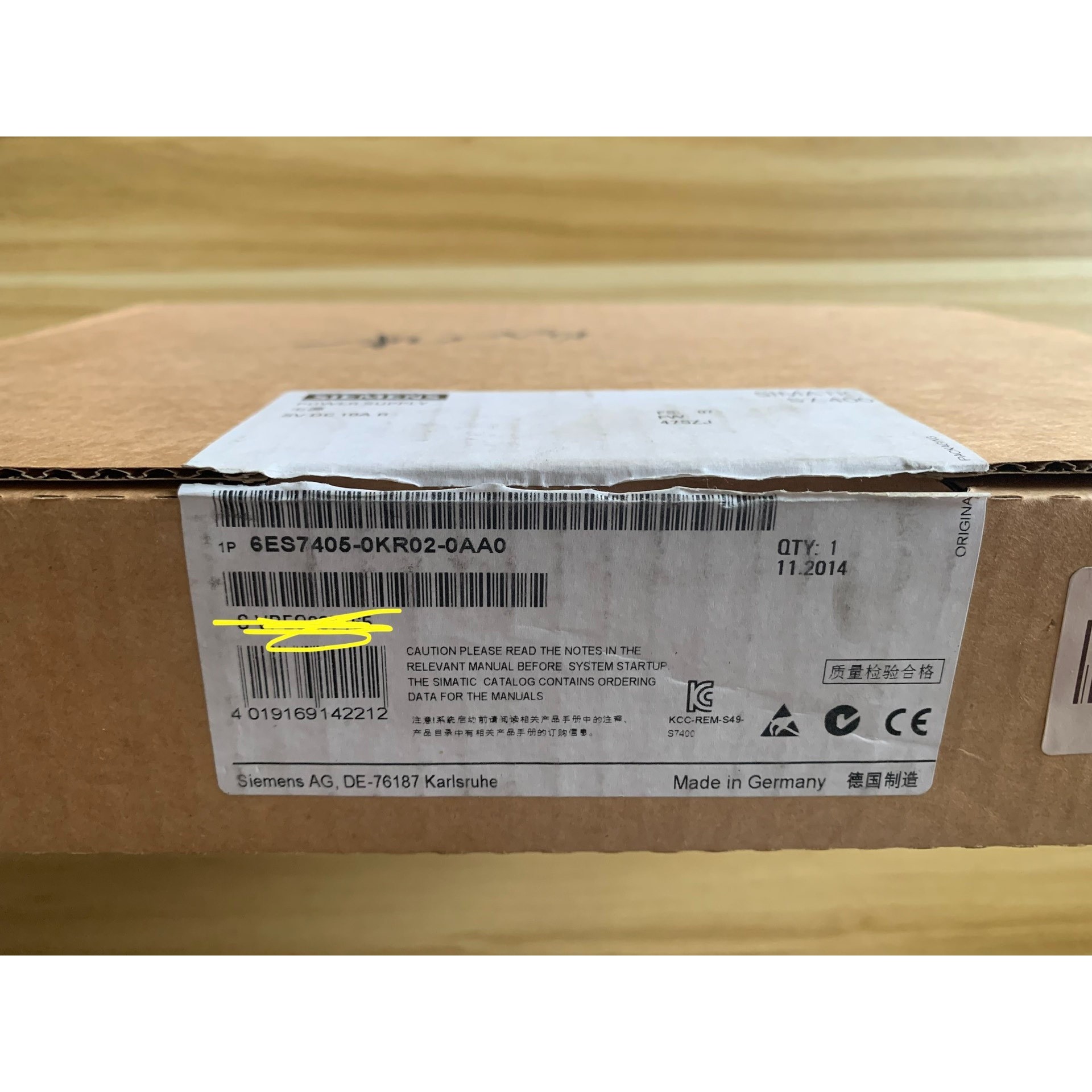 6ES7405-0KR02-0AA0 全新原装仅开封,实弹单