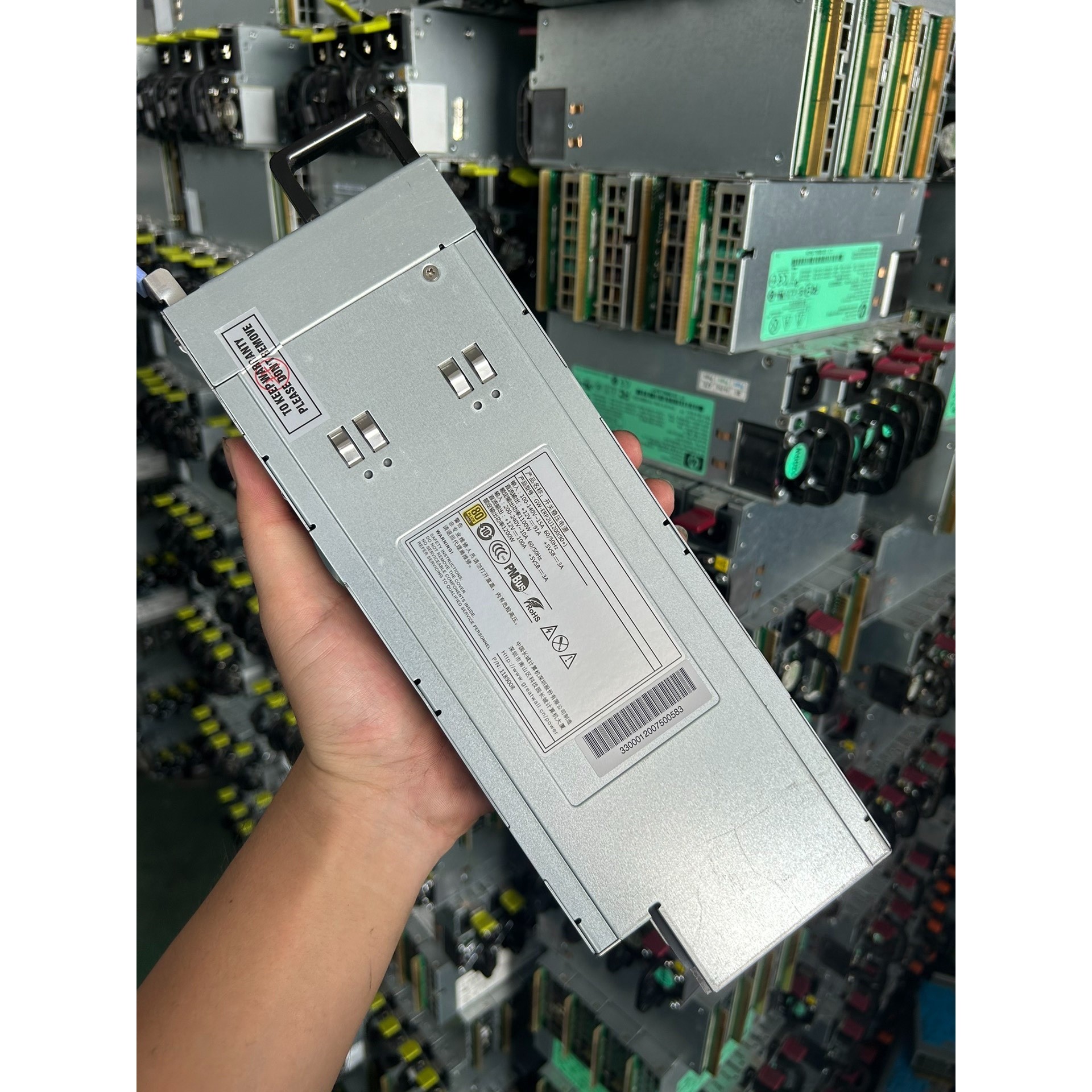 长城GW-ERP2U1200(90+) 冗余热插拔电源浪潮曙