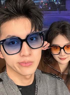 防紫外线方形复古通用个性大框