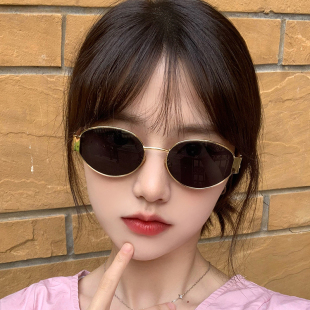 复古金属墨镜女太阳镜开车专用圆框小镜片太子镜个性 潮 眼镜男女款