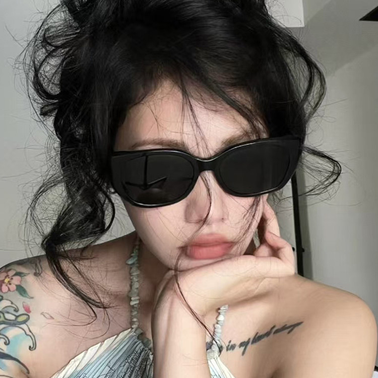 网红复古猫眼墨镜女防晒
