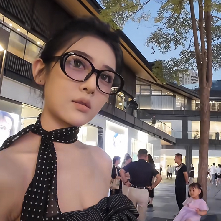 女复古风tr90超轻近视眼镜遮脸