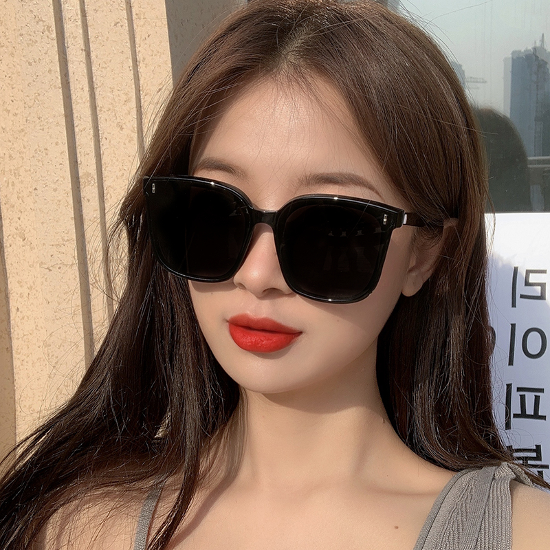 2022新款韩国潮gm太阳镜女眼镜米白偏光墨镜男大脸显瘦小脸solof