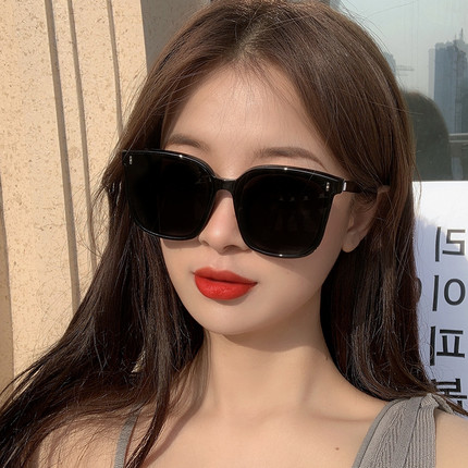 2022新款韩国潮gm太阳镜女眼镜米白偏光墨镜男大脸显瘦小脸solof