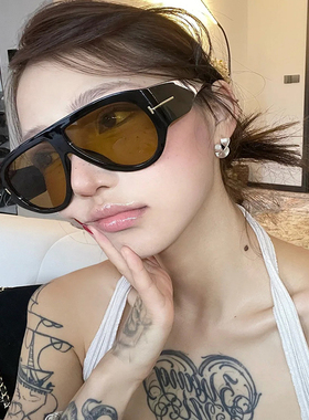 欧美复古蛤蟆镜大框墨镜女