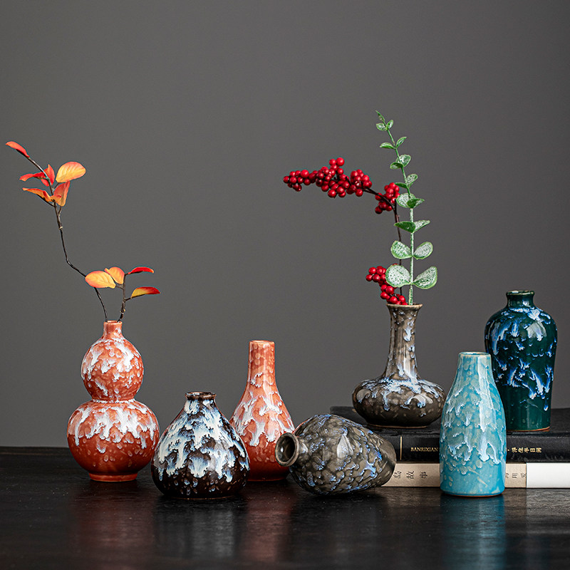 陶瓷花瓶桌面餐厅客厅花插仿真花假花玄关酒柜摆件装饰品花束摆设,鲜花速递/花卉仿真/绿植园艺,花瓶,淘宝优惠券,粉丝福利购,淘宝优惠卷