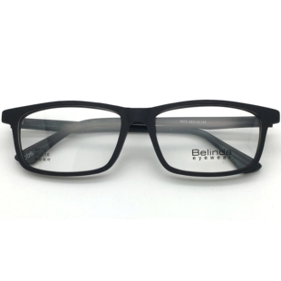 复古板材仿木纹黑色眼镜架休闲方形全框眼镜配近视防蓝光变色6672