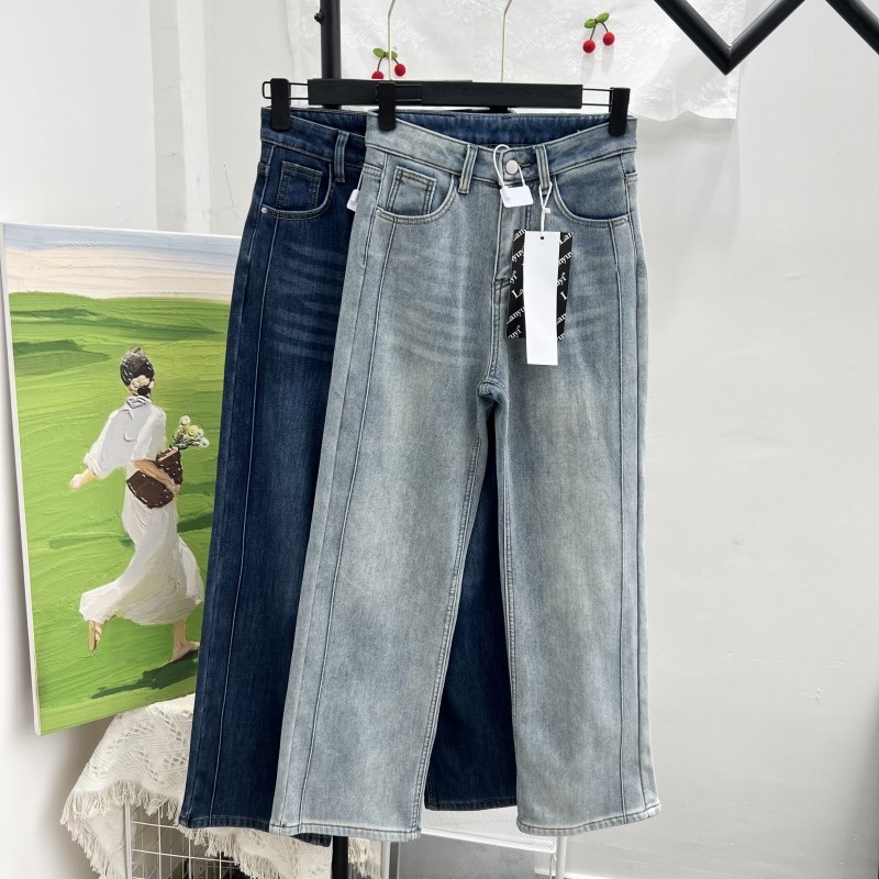 加绒加厚直筒裤～温暖显瘦显腿长百搭微弹中高腰牛仔裤,女装/女士精品,牛仔裤,淘宝优惠券,粉丝福利购,淘宝优惠卷