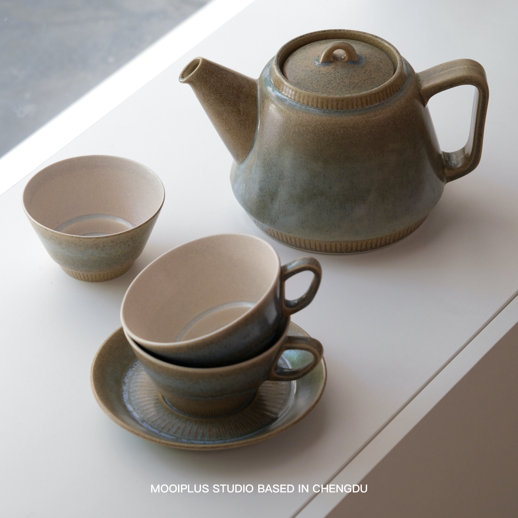 丹麦Knabstrup北欧中古器物手绘