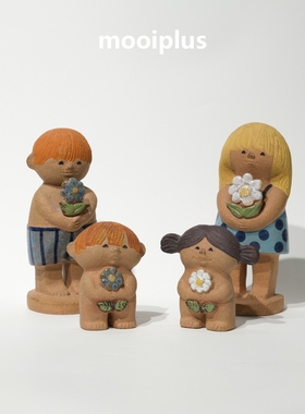 瑞典/中古｜Gustavsberg Lisa Larson亚当夏娃摆件 / mooiplus