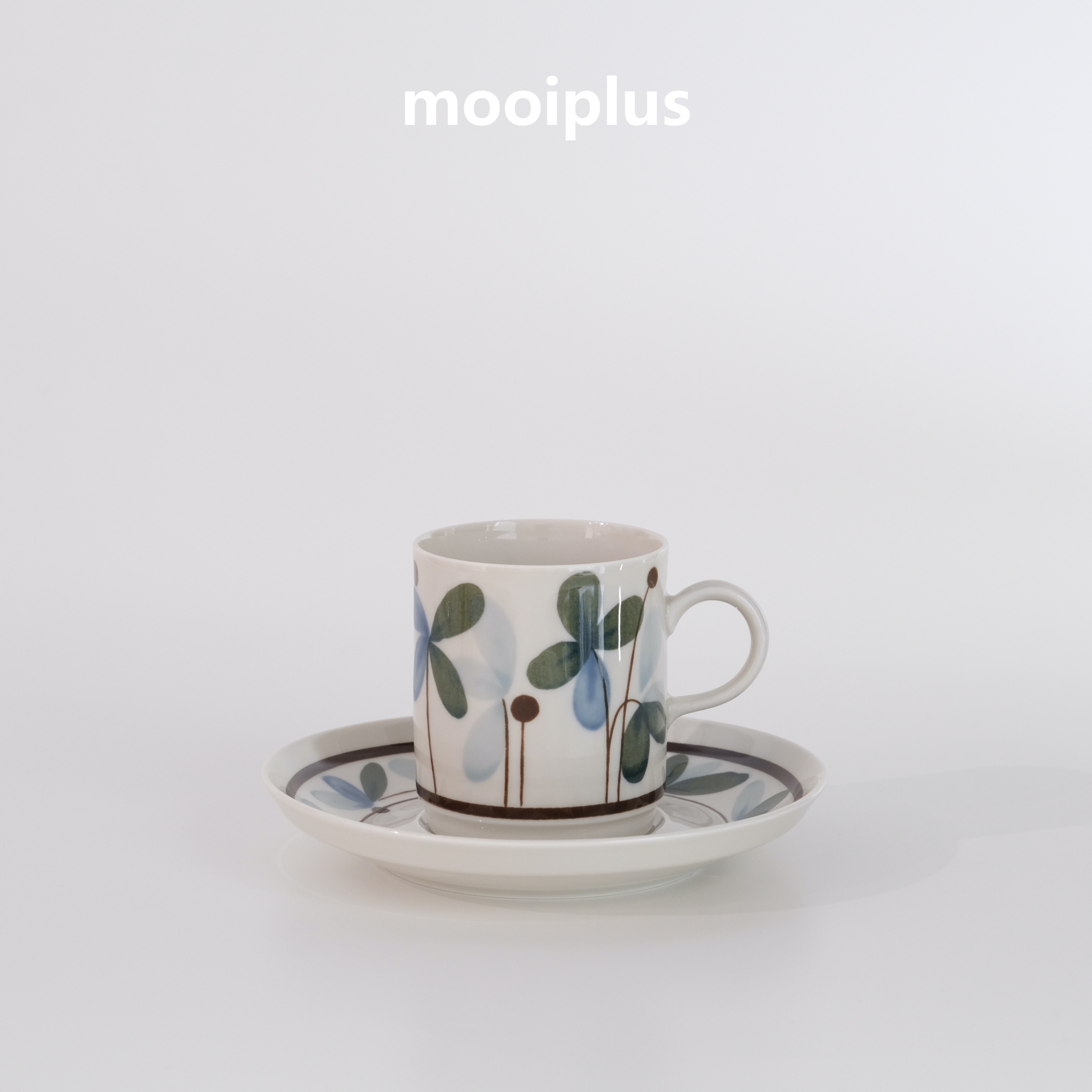 瑞典/中古｜Rorstrand四叶草茶杯