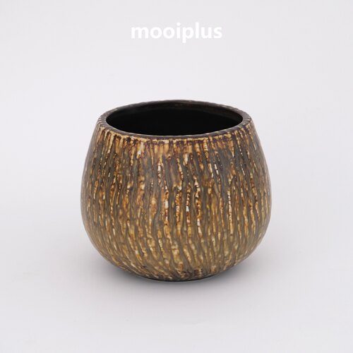 瑞典/中古｜Rorstrand Gunnar Nylund 艺术家 浮雕纹理 花器