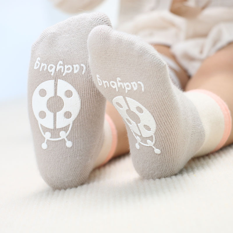 婴儿地板袜无骨设计加绒加厚