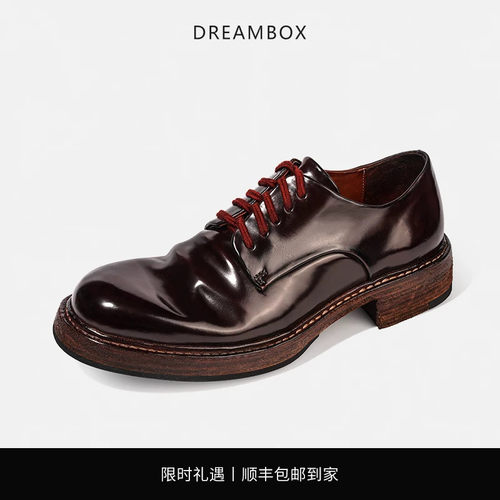 钧博马臀皮商务休闲皮鞋