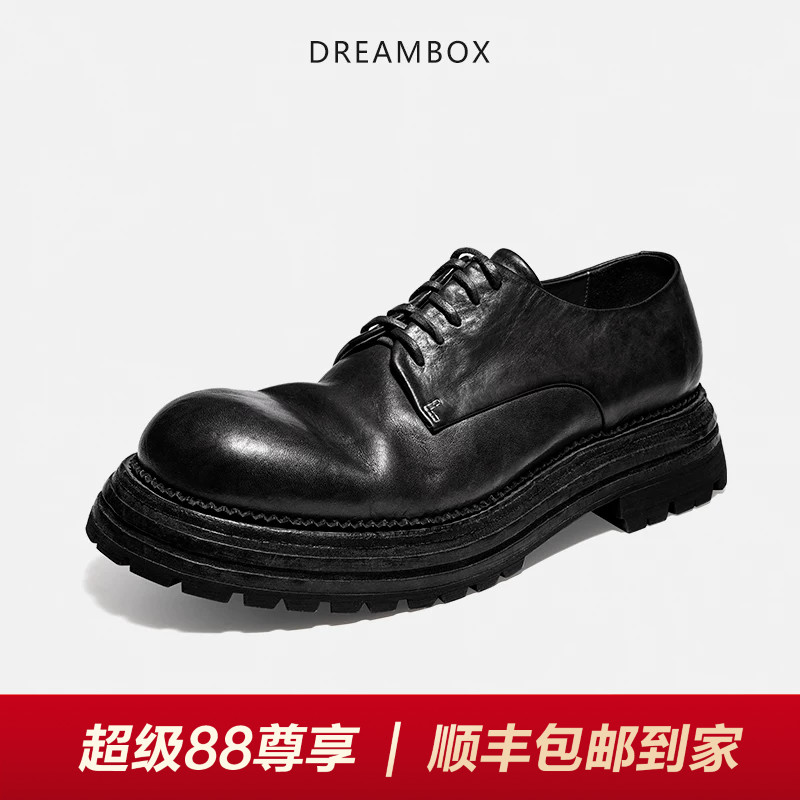 dreambox高端马皮厚底休闲皮鞋图片