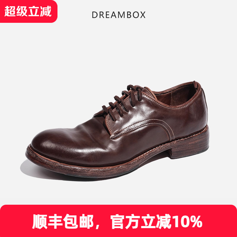 意大利马臀皮手工固特异工艺皮鞋