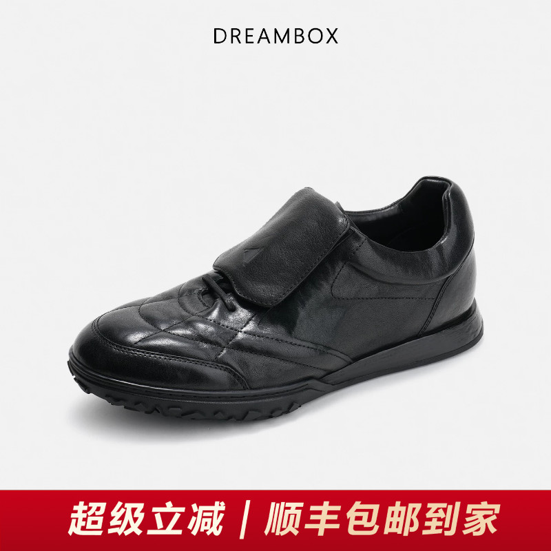 钧博马皮夏季透气舒适运动休闲鞋