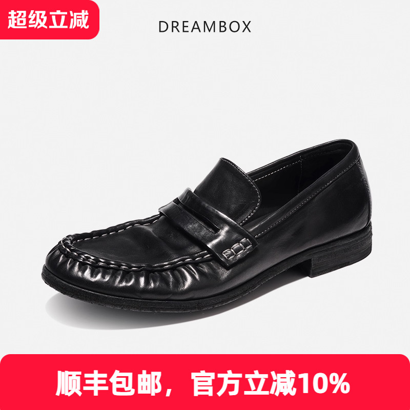 dreambox钧博水洗马皮乐福鞋