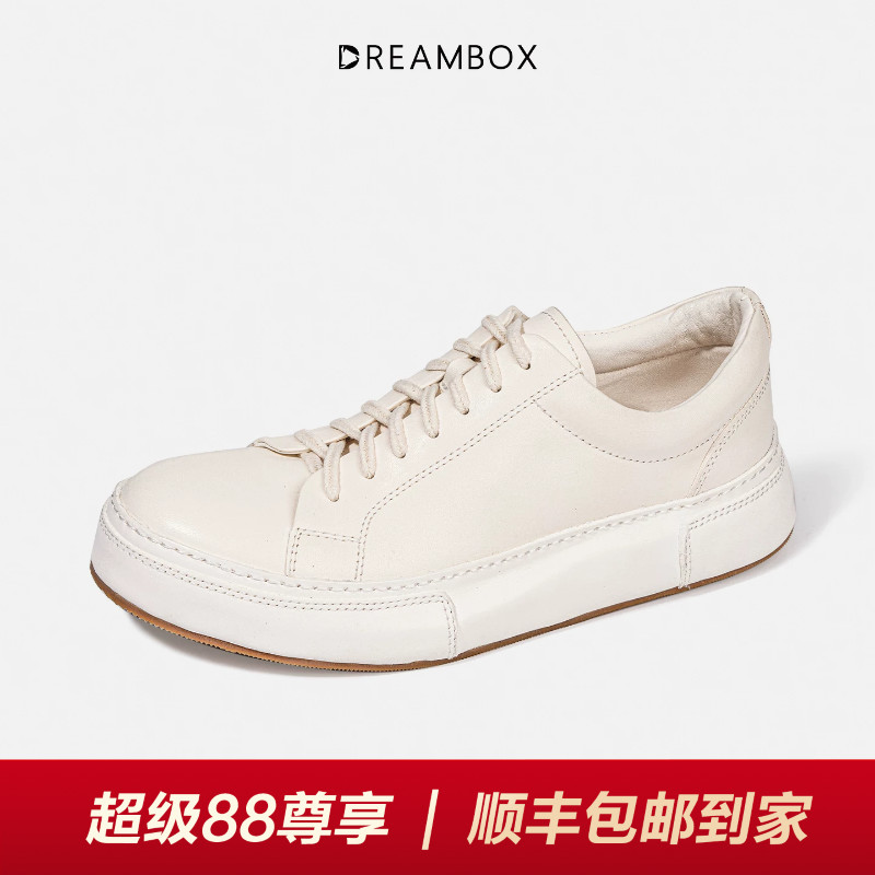 DREAMBOX马皮纯手工小白鞋图片