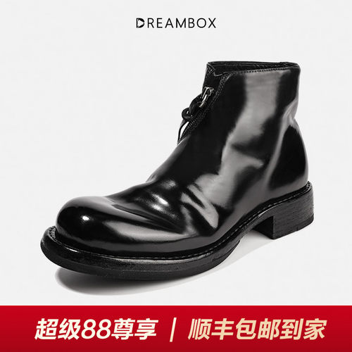 钧博马臀皮高级感切尔西靴