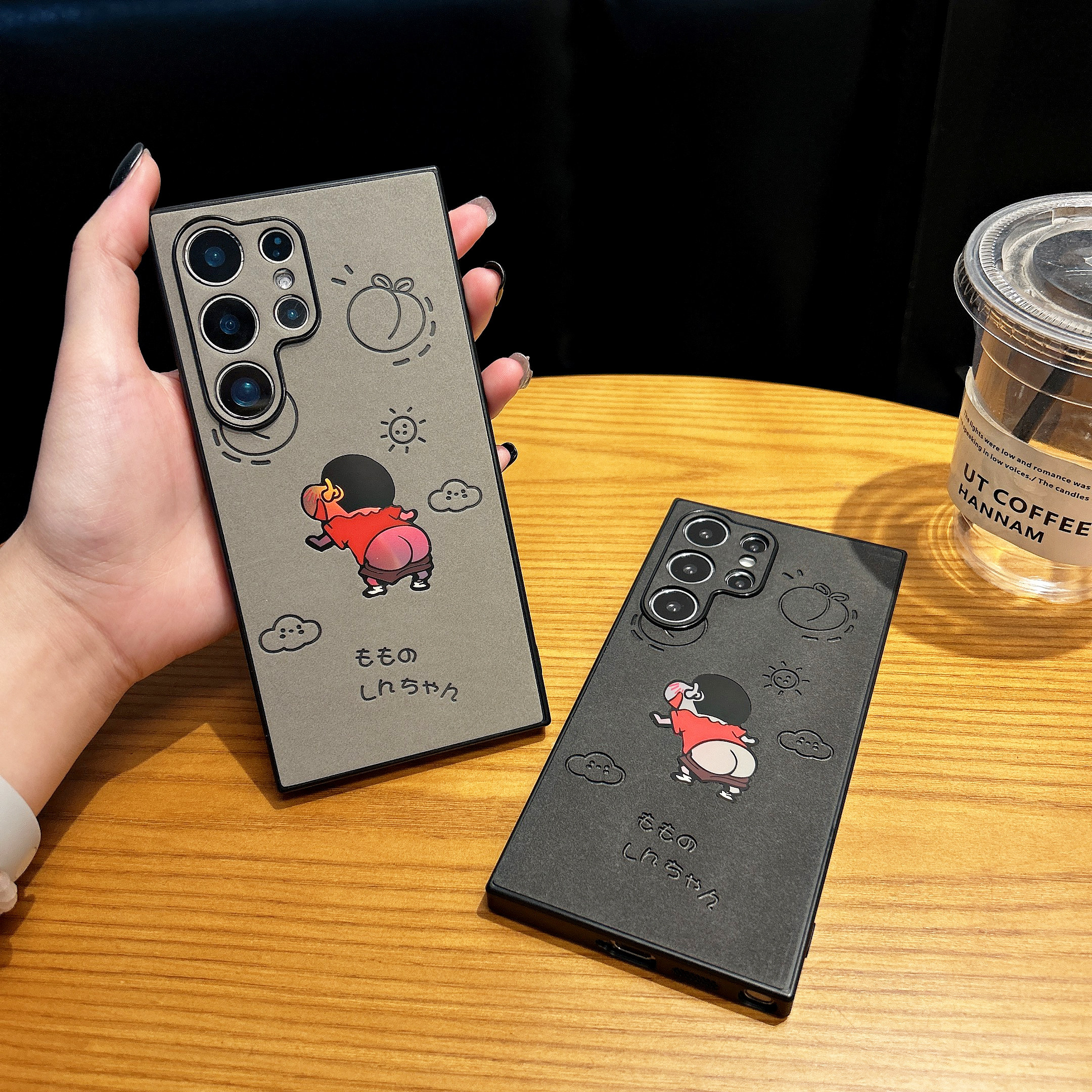 适用三星GalaxyS25Ultra手机壳防摔S25plus百搭卡通s25+高级感S22ultra情侣s23u镭射红蜡笔小新s24彩色保护套