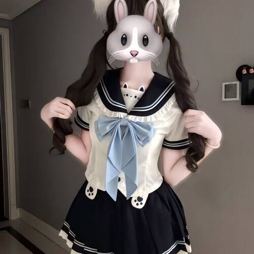 日系甜美JK水手服套装秋季
