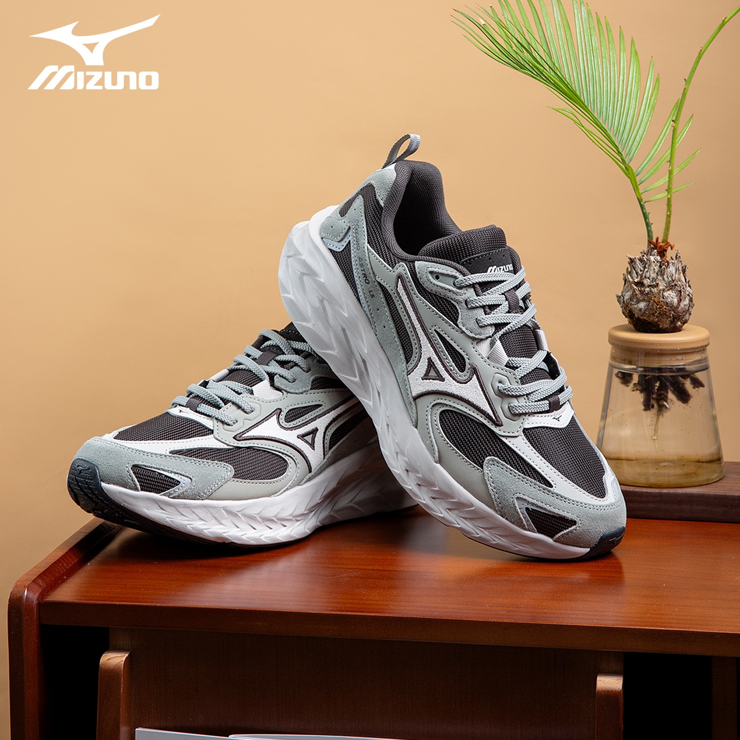 Mizuno美津浓新款运动厚底老爹鞋