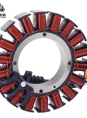 适用哈雷FLSTC传统软邮件经典2008-2011定子线圈30017-07