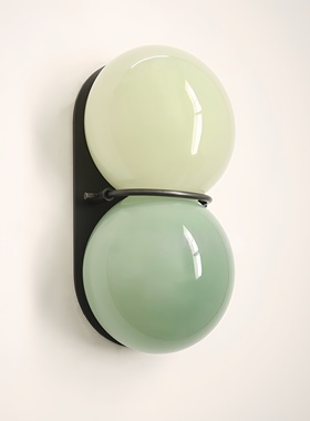 Twin Sconce法式奶油风中古壁灯 民宿酒店卧室客厅过道走廊镜前灯