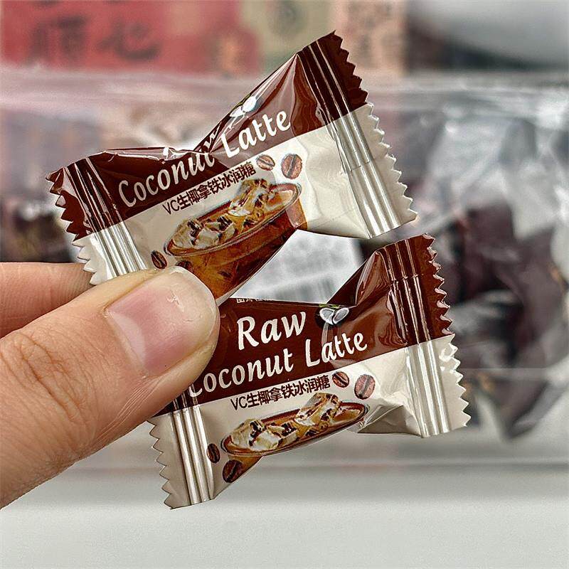 冰黑咖啡香润糖VC清凉薄荷糖果零食散装润喉硬糖开车加班即食