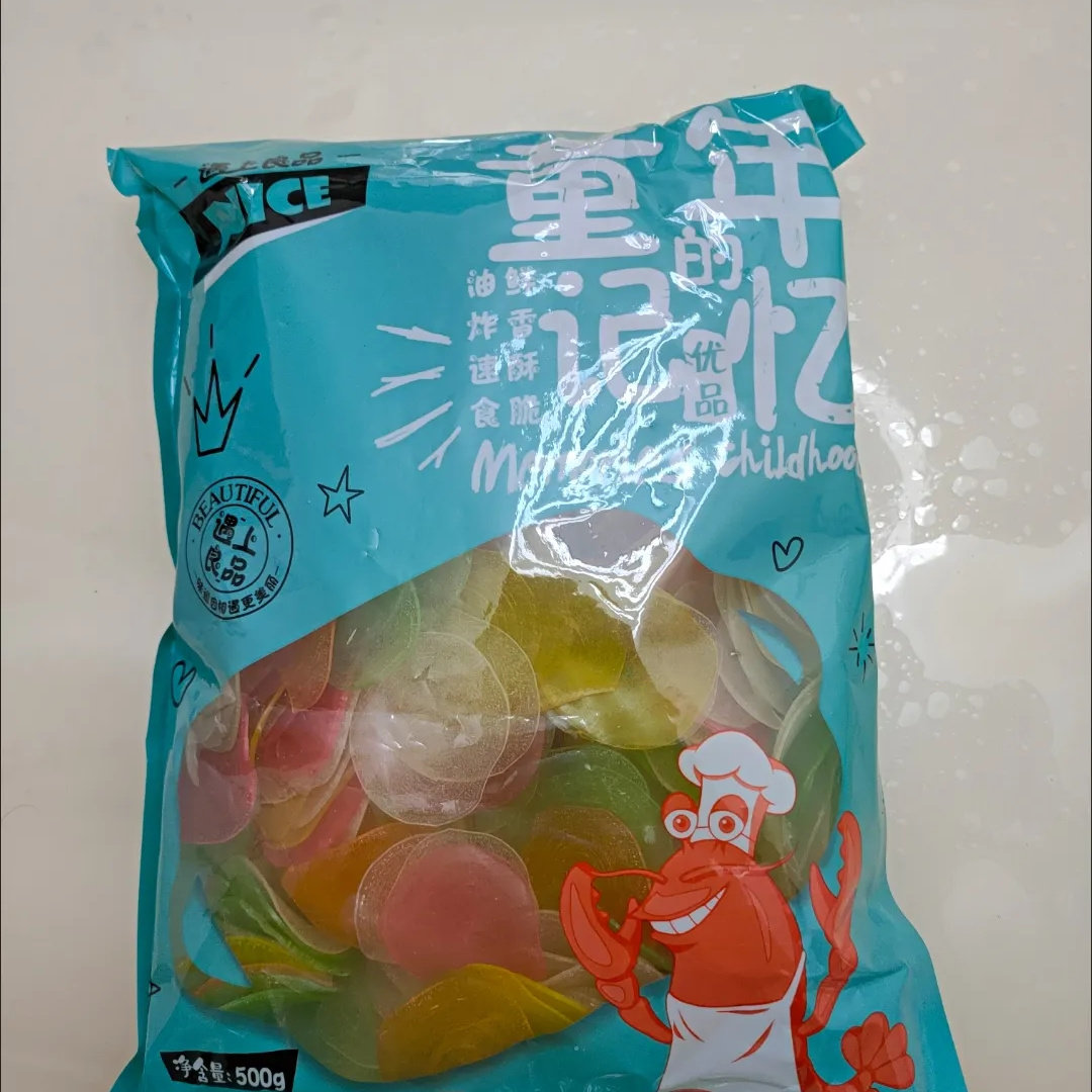 遇上良品龙虾片鲜虾片自己炸休闲膨化食品大连特产虾片自炸